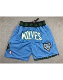 Minnesota Timberwolves Blue Just Don Shorts