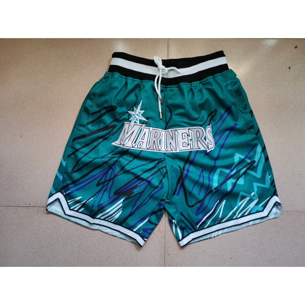 Seattle Mariners Green Just Don Shorts