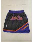 Phoenix Suns Black Just Don Shorts