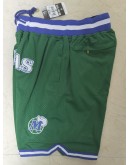 Dallas Mavericks Green Just Don Shorts