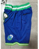 Dallas Mavericks Blue Just Don Shorts