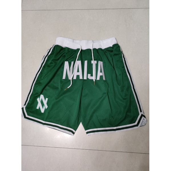 Naija Green Just Don Shorts