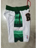 Milwaukee Bucks White Just Don Shorts