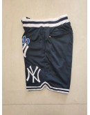 New York Yankees Black Just Don Shorts