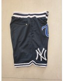 New York Yankees Black Just Don Shorts