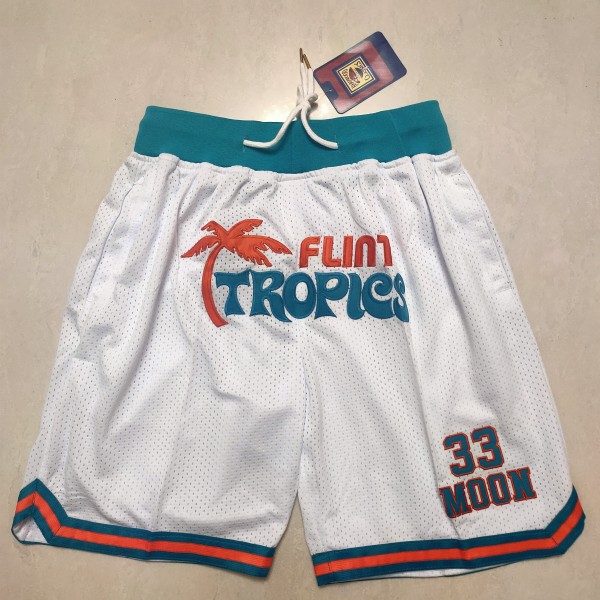 Flint Tropics White Just Don Shorts