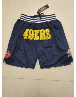 San Francisco 49ers Blue Just Don Shorts