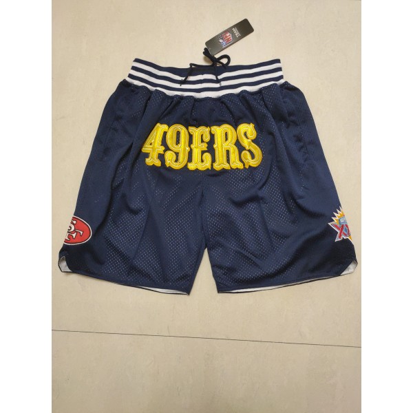 San Francisco 49ers Blue Just Don Shorts