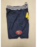 San Francisco 49ers Blue Just Don Shorts