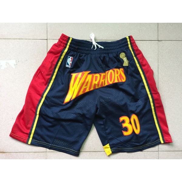 Golden State Warriors Black Just Don Shorts