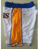 Golden State Warriors White Just Don Shorts