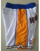 Golden State Warriors White Just Don Shorts