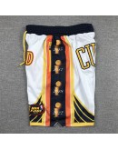 Golden State Warriors White Just Don Shorts