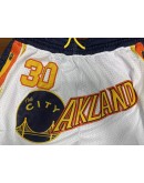 Golden State Warriors White Just Don Shorts