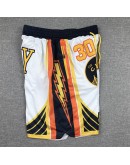 Golden State Warriors White Just Don Shorts