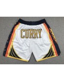 Golden State Warriors White Just Don Shorts