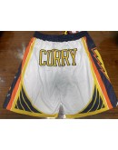 Golden State Warriors White Just Don Shorts