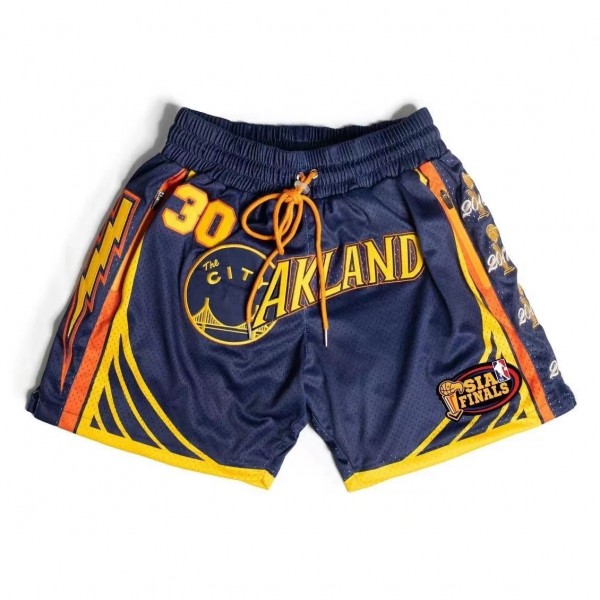 Golden State Warriors Black Just Don Shorts