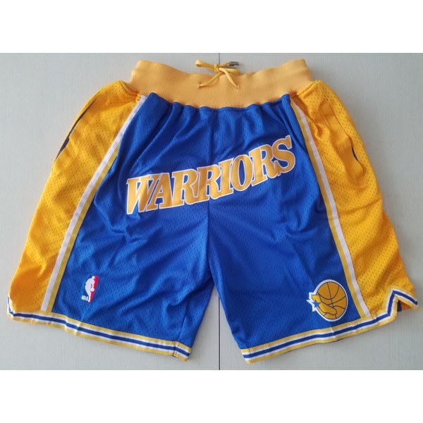 Golden State Warriors Blue Just Don Shorts