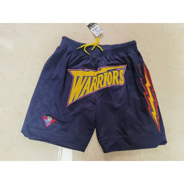 Golden State Warriors Navy Blue Just Don Shorts