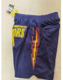 Golden State Warriors Navy Blue Just Don Shorts