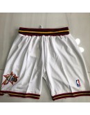 Philadelphia 76ers White Just Don Shorts