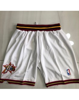 Philadelphia 76ers White Just Don Shorts