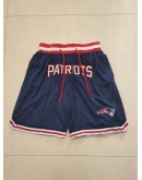 New England Patriots Blue Just Don Shorts