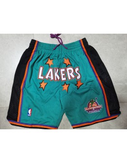 Los Angeles Lakers Teal Just Don Shorts