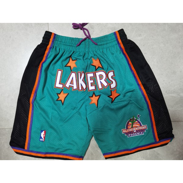 Los Angeles Lakers Teal Just Don Shorts