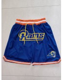 Los Angeles Rams Blue Just Don Shorts