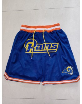 Los Angeles Rams Blue Just Don Shorts