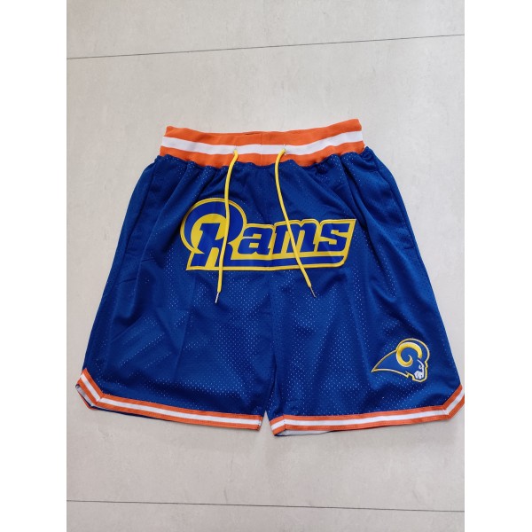 Los Angeles Rams Blue Just Don Shorts