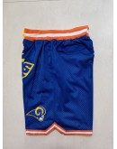 Los Angeles Rams Blue Just Don Shorts