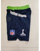 Seattle Seahawks Dark Blue Just Don Shorts