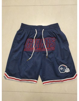 New York Giants Black Just Don Shorts