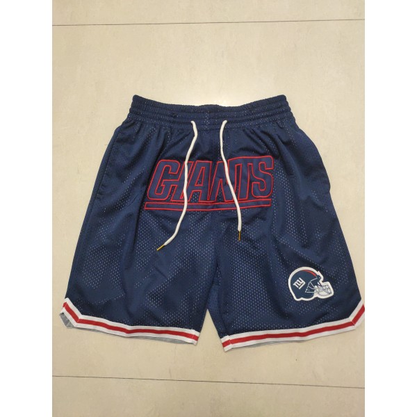 New York Giants Black Just Don Shorts