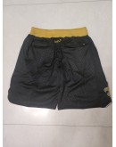 New Orleans Saints Black Just Don Shorts