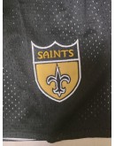 New Orleans Saints Black Just Don Shorts