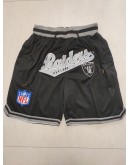 Las Vegas Raiders Black Just Don Shorts