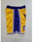 Minnesota Vikings Yellow Just Don Shorts