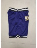 Baltimore Ravens Blue Just Don Shorts