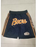 Chicago Bears Black Just Don Shorts