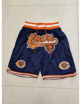 Chicago Bears Black Just Don Shorts