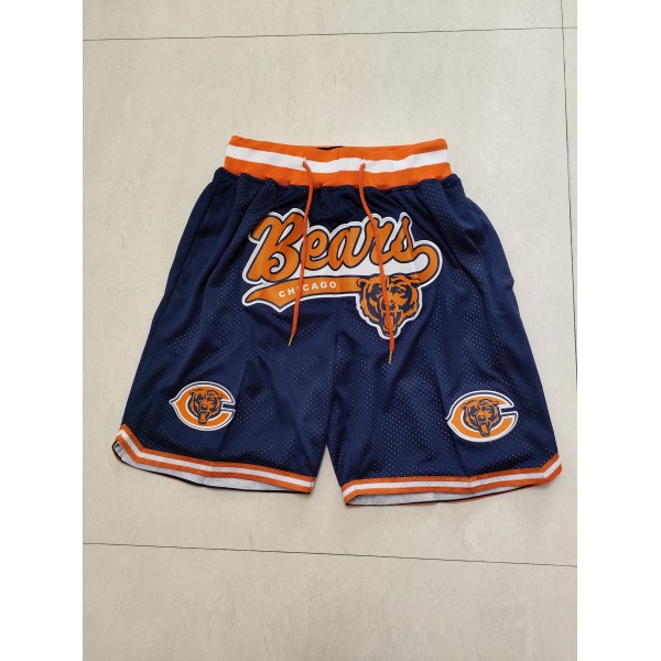 Chicago Bears Black Just Don Shorts