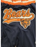 Chicago Bears Black Just Don Shorts