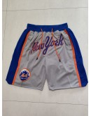 New York Mets Gray Just Don Shorts