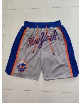 New York Mets Gray Just Don Shorts