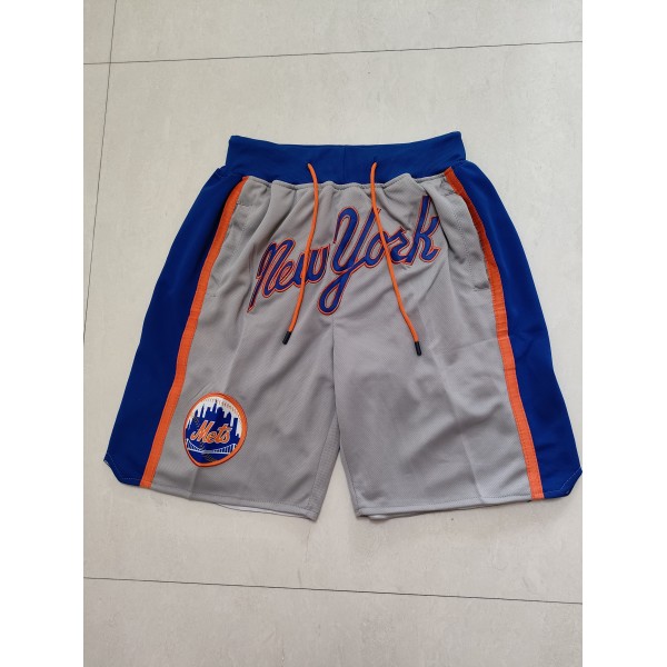 New York Mets Gray Just Don Shorts