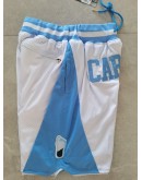 North Carolina Tar Heels White Just Don Shorts